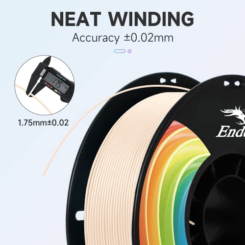 Image of Creality 3D Printer Filament, PLA Plus Filament 1.75mm Beige, PLA Pro Toughness Upgraded Dimensional Accuracy + /- 0.03mm, 1KG Spool(2.2lbs) Ender PLA+ Filament for Most 3D Printer