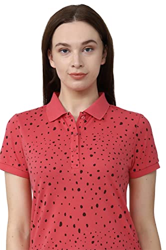 Image of Van Heusen Women's Cotton Regular Fit Polo T-Shirt