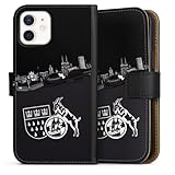LASCHE FÜR EXTRA SCHUTZ - Schutzhülle und Walletcase zugleich: Das Flip Wallet in schwarz enthält drei Innenfächer als Visitenkartenetui, Kreditkartenetui oder für Geldscheine.