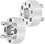 SCITOO 2Pcs 4x100 Wheel Spacers 2 inch 12x1.5 Studs Bore 57.1mm 4 Lug Wheel Spacers adapters 4x100mm to 4x100mm Compatible with for Chevette Wheel Spacers for Cobalt Wheel Spacers