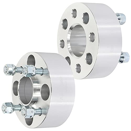 SCITOO 2Pcs 4x100 Wheel Spacers 2 inch 12x1.5 Studs Bore 57.1mm 4 Lug Wheel Spacers adapters 4x100mm to 4x100mm Compatible with for Chevette Wheel Spacers for Cobalt Wheel Spacers