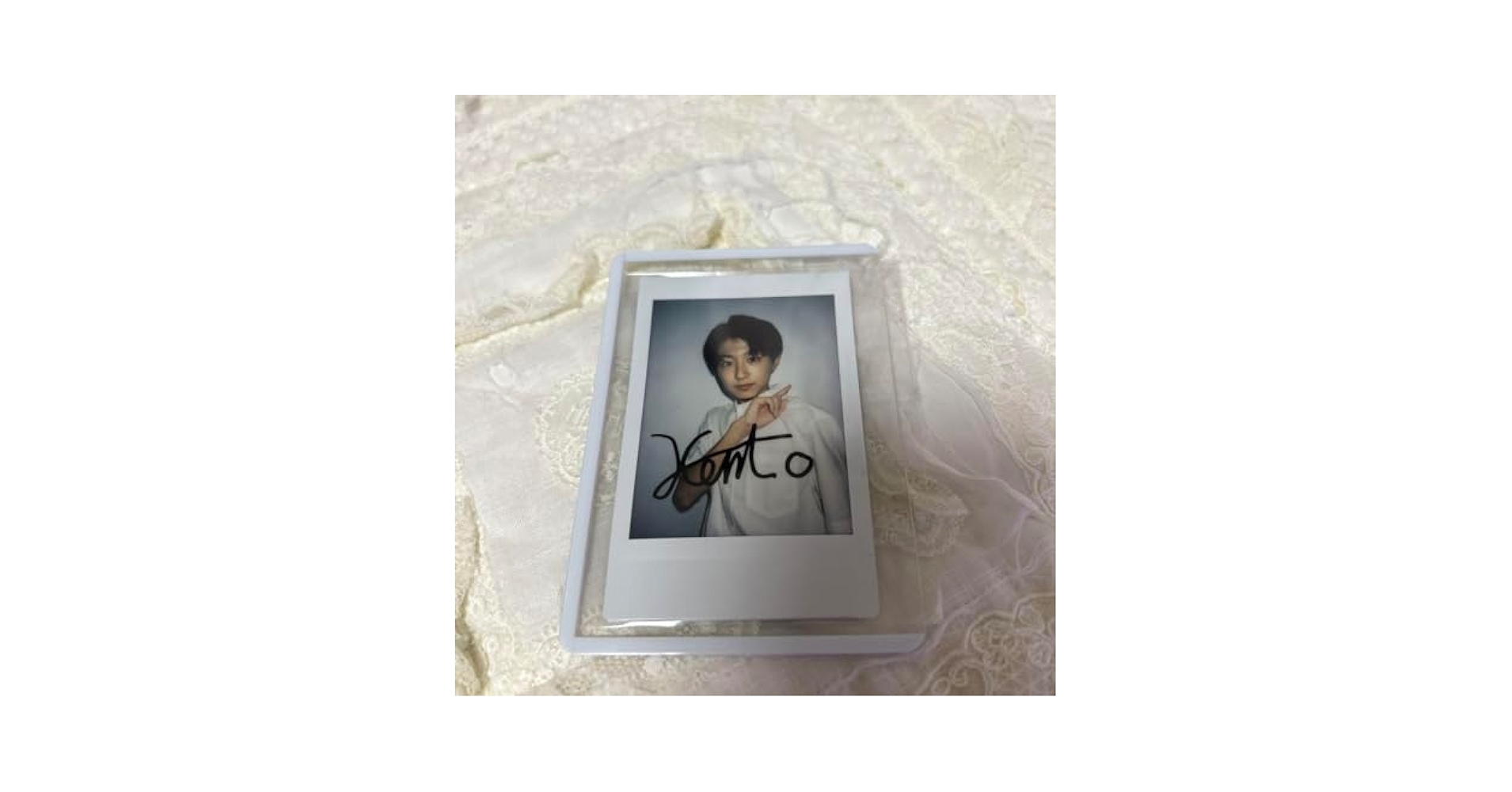 Amazon.co.jp: 龍宮城 KENT 米尾賢人 チェキ サイン : 文房具