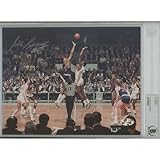 Bill Russell Autographed 8x10 Photo Boston Tip-Off W/ #6 Inscription (Silver Ink)- BAS