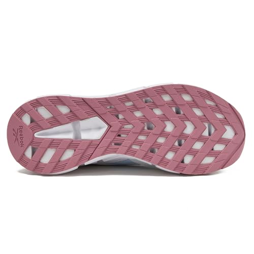 Reebok Zig Dymanica 5 Running Shoes for Women, Moon/White/Dusty Rose, 7