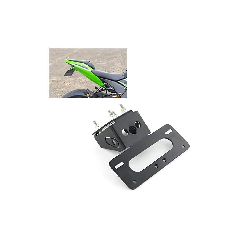 Xitomer-License-Plate-Holder-Fit-For-Zx-10R-2016-2017-2018-2019-2020-Tail-Tidy-For-Zx-10R-Fender-Eliminator-Compatible-With-Oem-Stock-Blinker-Aftermarket-Turn-Signal 41jum +00fl. sl500 . ss800