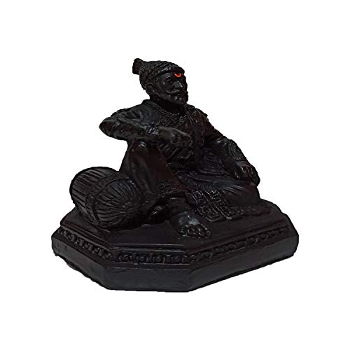 Image of Chhatrapati Shivaji Maharaj The Legend of Maharashtra Statue for Home Decor and Car Dashboard (5 Inch)