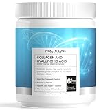 Collagen with Hyaluronic Acid - High Strength 10,000mg - Plus 9 Vitamins - for Skin, Hair, Nails, Gut Health, Bones, Muscles & Joints. Sustainably Sourced. No Additives. Made in UK