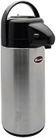 Winco AP-522 2.2L Glass-Lined Insulated Coffee Dispenser | Stainless Steel Thermal Carafe, 10-Hour Heat Retention