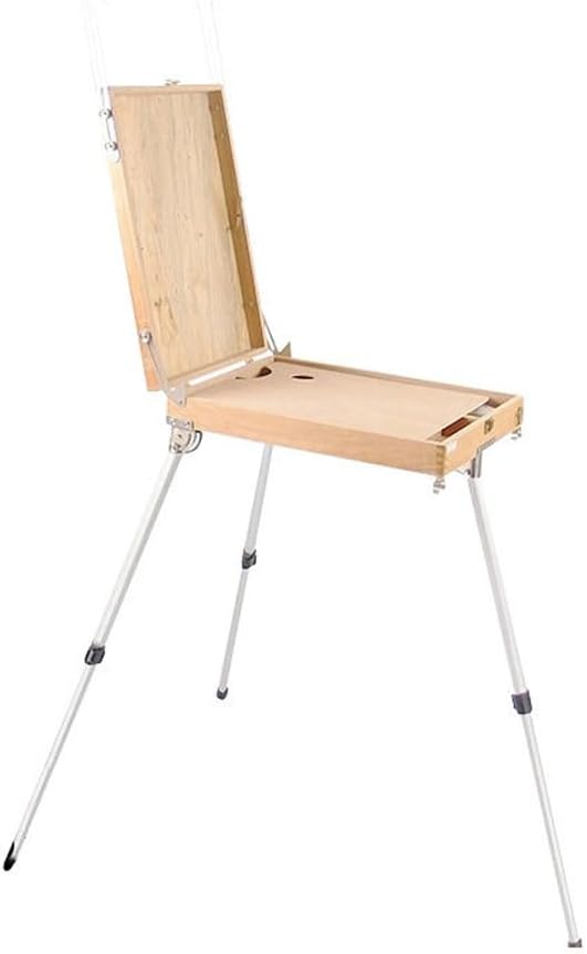 with Aluminum Alloy Legs Oil Painting Box Sketch Outdoor Sketching Portable