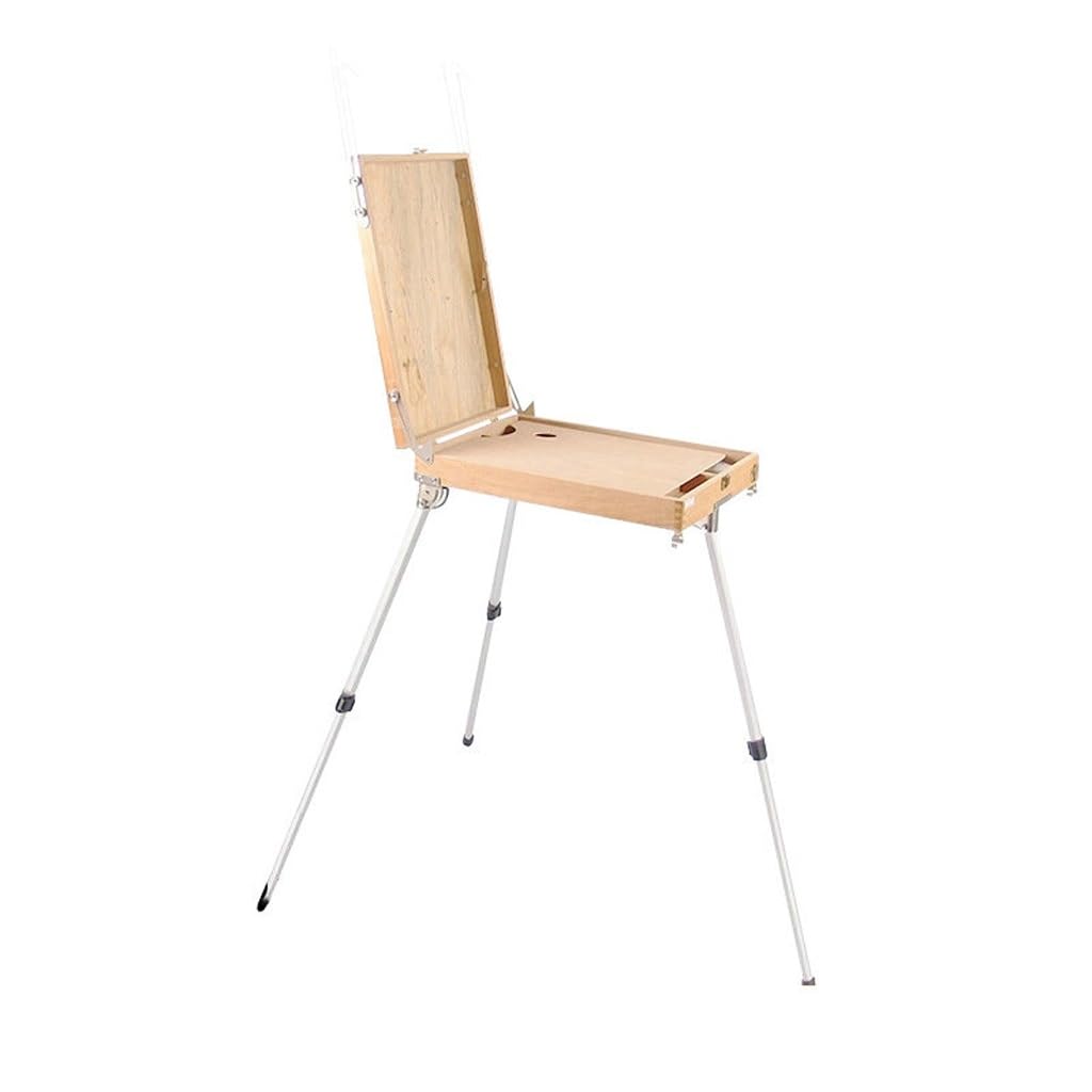 Boîte de peinture avec pieds en alliage d'aluminium, boîte à l'huile, croquis, Portable for plein air