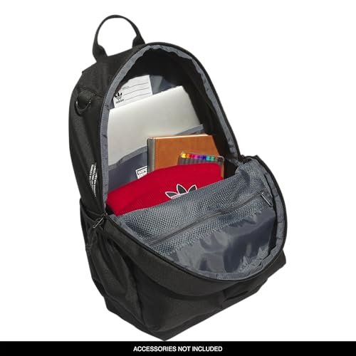 adidas Originals Trefoil 3.0 Backpack, Black/White, One Size2