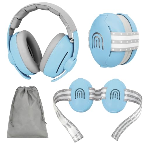 Casque antibruit voyage bébé réglable pour simplifier vos sorties