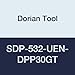 Dorian Tool HP-High Performance 15 Degrees ANSI Tungsten Carbide Molded Positive Turning Insert, DPP30GT, PVD Single Layer Coating, SDP Style, UEN Chipbreaker, SDP-532-UEN, 3/16" Thickness, 0.031" Nose Radius (Pack of 10)