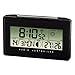 Hama Termometr/higrometr"TH500", czarny, z zegarem radiowym, datą i budzikiem