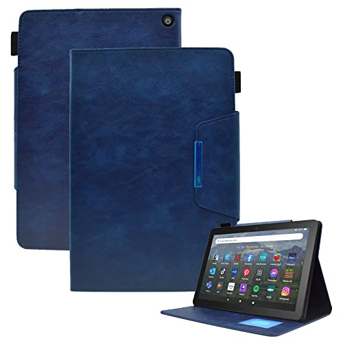 Aokil Fire HD 10 2021�P�[�X �蒠�^ Fire HD 10 Plus 2021 �P�[�X �J�[�h���[ �I�[�g�X���[�v�@�\�t�� �X�^���h�@�\ Fire HD 10 /10 Plus 2021�N���� 10.1�C���` �ی�J�o�[ PU���U�[�� 