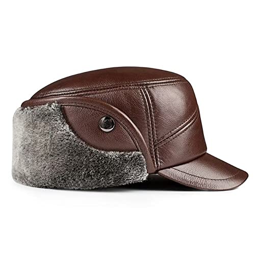 Bonnet d'hiver homme coupe casquette de ski avec cache-oreilles - 3