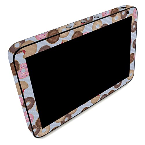 Image of MightySkins Carbon Fiber Skin Compatible with Amazon Echo Show 8 (Gen 2) - Donut Binge | Protective, Durable Textured Carbon Fiber Finish | Easy to Apply | Made in The USA