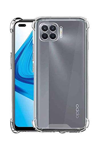 Image of Rubber Back Cover Compatible Model for Oppo CPH2095 /Oppo F17 - Transparent
