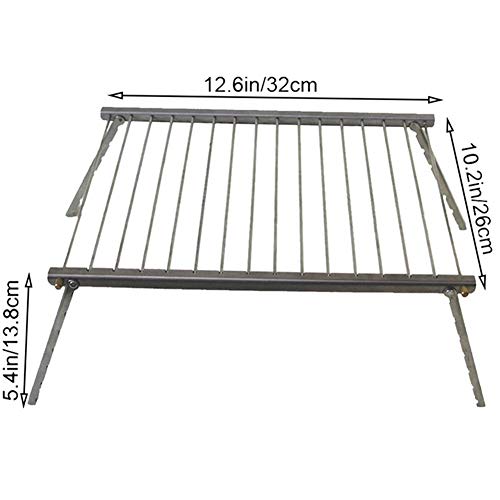 Barbecue charbon nomade extérieur pliable en acier inoxydable - 3