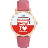  Toff London Montre Red Double Decker Bus