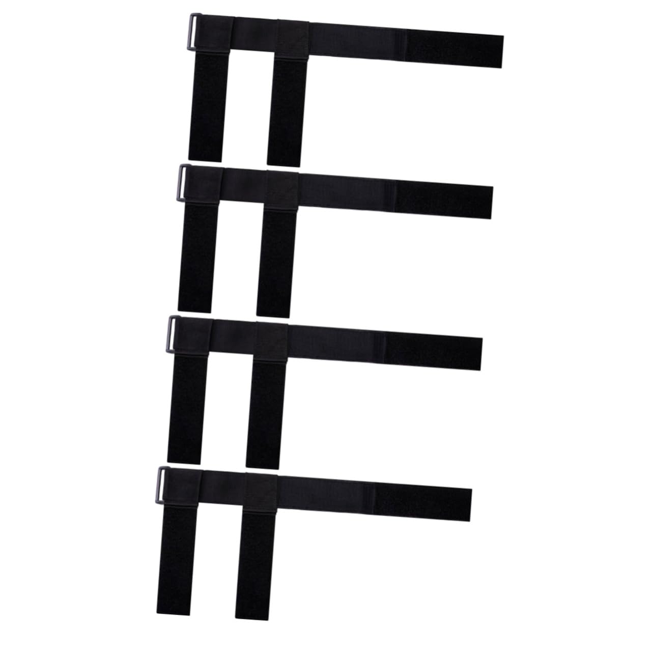 Yardwe 4 Stück Hantelgurte Befestigen Fuß Fallen Band Fesselriemen Dip-gürtel Fitness-hantel Plantar Pilates Gewichthebergurte Fitnessstudio Verstellbare Hanteln Drücken Kabel Black Nylon