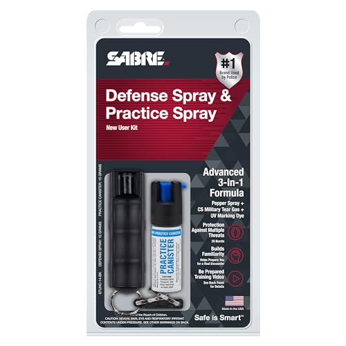 Sabre STUHC-14-BK Self Defense Spray, 3-In-1 Formula Contains Max Strength Pepper Spray thumb #13