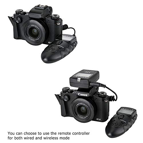 Image of JJC Wireless Intervalometer Timer Remote Control Shutter Release for Canon EOS Rebel T7 T6 T5 T8i T7i T6s T6i T5i T4i T3i T2i SL3 SL2 SL1 EOS 90D 80D 70D 77D 60D EOS R R6 RP M6 M5 SX70 SX60 HS & More | Time Lapse for Canon T5 T8i T7i T6s T6i SL3 SL2 90D 80D 70D 77D 60D EOS R R6V R6 Mark III II R50V R7 R8 R10 RP R100 M6 & More