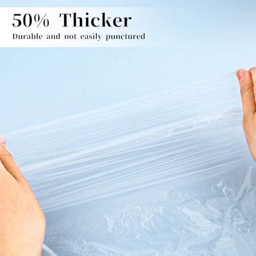 Styquenzer 4 Pcs Bath Tub Liners Bathtub Cover for Tub Disposable Bathtub Cover Liner Large Size (102×47\") Portable Bathtub Lining Plastic Bag Bath Tub Liner Bag for Travel Salon Spa Household Hotel