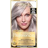 L'oreal Paris Hair Color Superior Preference Fade-defying Plus Shine Permanent Coloring, 8s Soft Silver Blonde (Pack of 1)