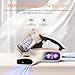 JIGOO Mattress Vacuum Cleaner UV Sanitizing, Anti-allergen Bed Cleaner with 12Kpa Suction, Handheld Vacuums for Dust & Pet Hair, Effectively Clean Up Bed, Pillows, Cloth Sofas, Carpets