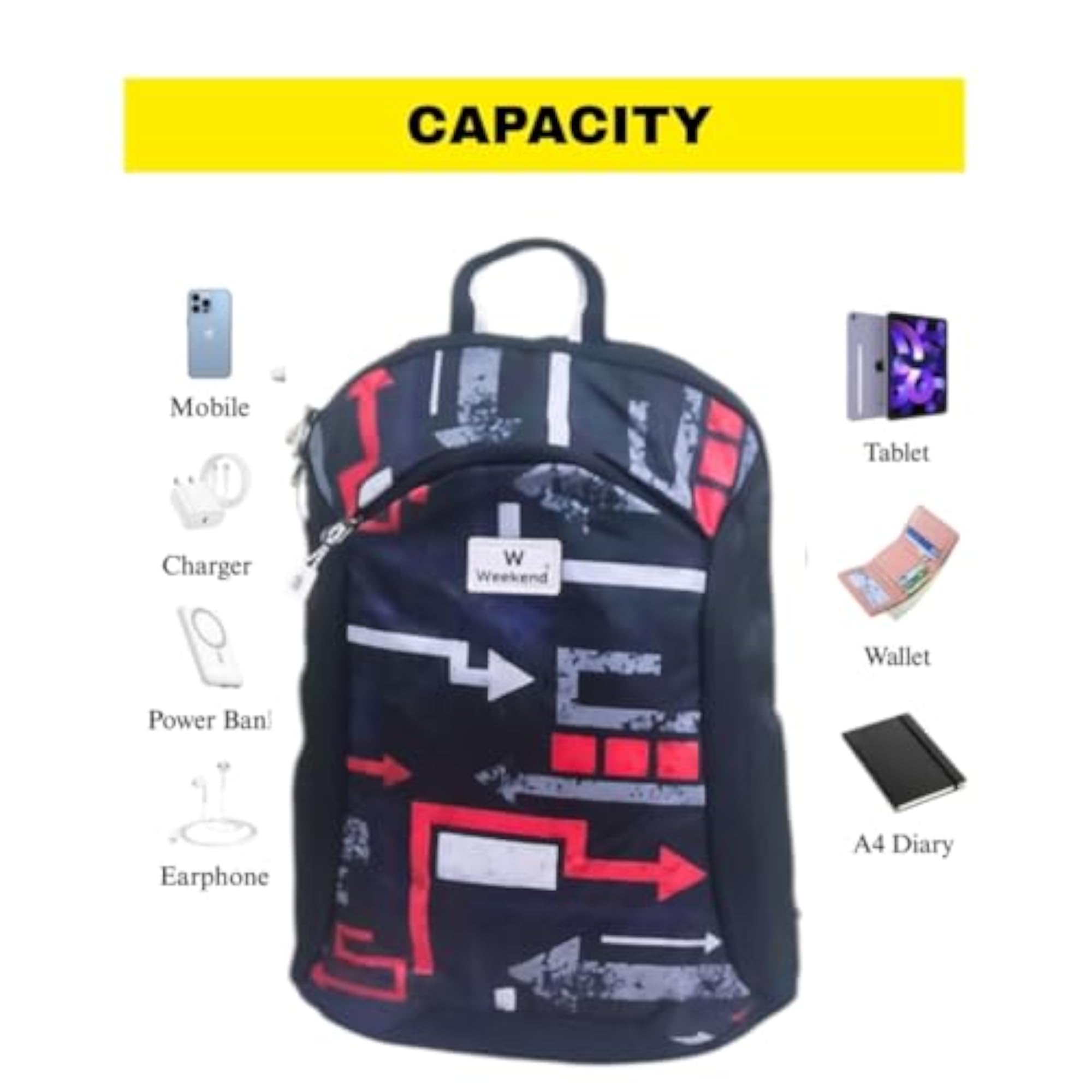 Small Casual Day Backpack for Men and Women