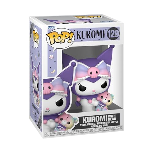 Funko Pop! Sanrio: Kuromi With Bear - Hello Kitty - Figurka winylowa do kolekcjonowania - pomysł na prezent - Oficjalny towar - Zabawki dla dzieci i d
