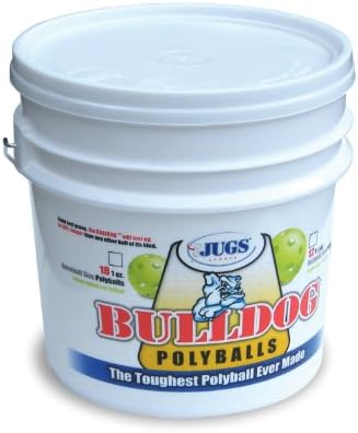 Jugs Bucket of Game-Balls Poly Softballs