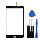 PhonePlus® Black Outer Glass Digitizer Touch Screen Panel Replacement for Samsung Galaxy Tab 4 7.0 T230 Wifi Version with Tools