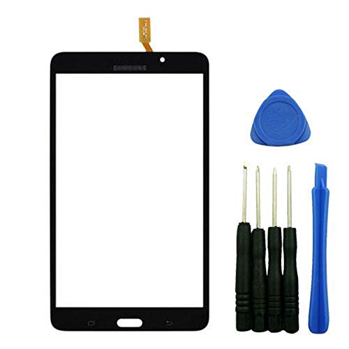Outer Glass Digitizer Touch Screen Panel Replacement for Samsung Galaxy Tab 4 7.0 T230 Black WiFi Version with Tools
