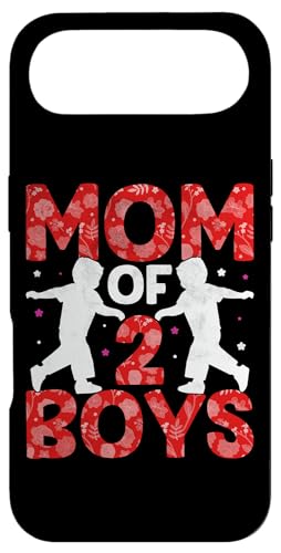 Mom Of 2 Boys Mother's Day Women Mom Of Two Boys �X�}�z�P�[�X iPhone Air �p