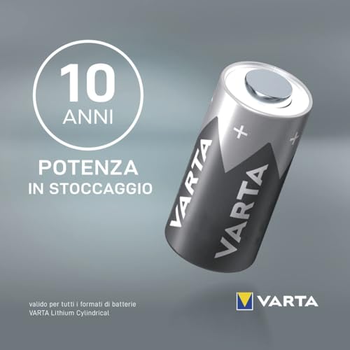 VARTA Batterien CR2 Lithium Rundzellen, 10 Stück, 3V, Spezialbatterien für elektronische Kleingeräte, mit langanhaltender, höchster Leistung
