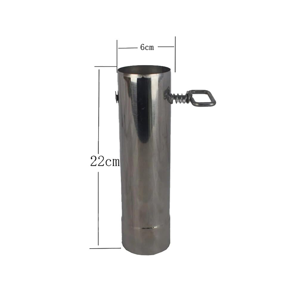 Tubo De Estufa De Leña, Horno De Combustión, Chimenea, Chimenea, Estufa De Leña, Tubo Antiescaldado, Tubos De Estufa For Exteriores, Tubo De Escape De 22 X 6 X 6 Cm