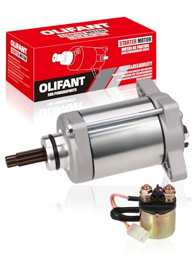 Starter for Honda Rancher 420 2007-2019/Foreman 500 2012-19 Rubicon 500 2015-19 Pioneer 500 2015-2021 31200-HP5-601 31200-HR0-F01