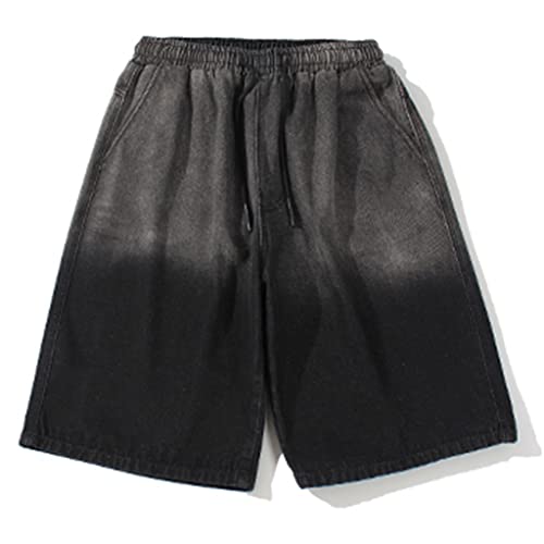 Short en denim ample pour homme fini les jeans serrés en été avec ce look