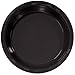 Hanna K. Signature Collection 100 Count Plastic Plate, 10-inch, Black