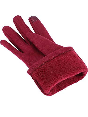 Image of Patelai 3 Pairs Womens Gloves Winter Touchscreen Texting Phone Windproof Gloves Warm Fleece Lined Cold Weather