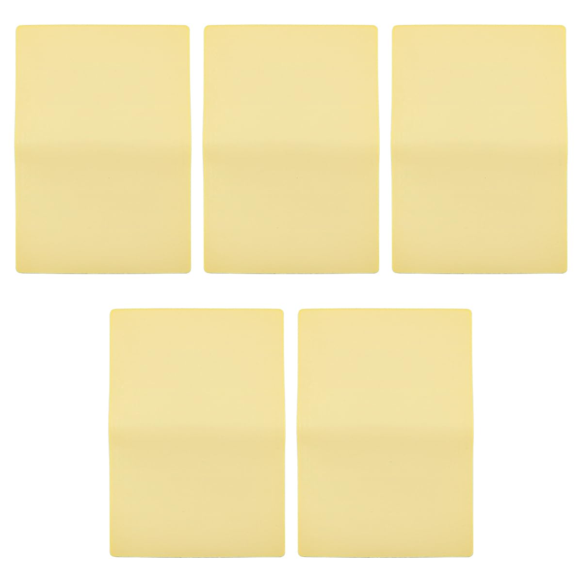 Set of 5 NUZAMAS 7.8x11.8"Tattoo Practice Skin Blank Tattoo Skin Silicone Double Sides Eyebrow Makeup Practice Pads Tattooing Microblading Practice Skin for Beginner - Image 2