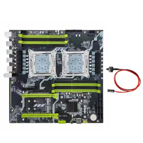 Carte mère X99 double socket LGA2011-3 dotée d'un port M.2 NVMe rapide