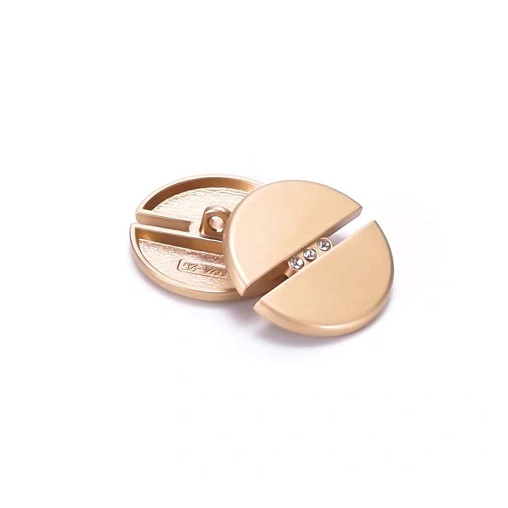 5 PCS Diamond Metal Button Round Buttons Suit Coat DIY Sewing Crafts for Decoration Buckle — image 1