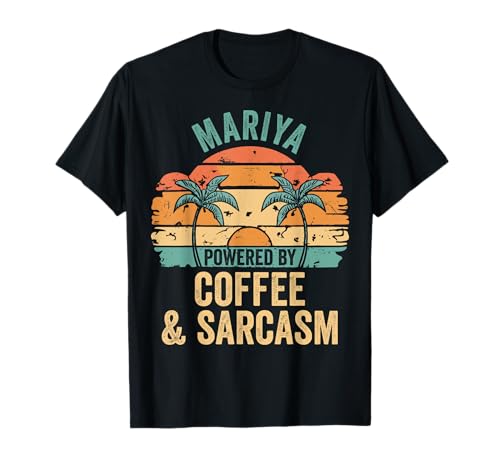 MARIYA Powered By Coffee Sarcasm Retro MARIYA Name T�V���c