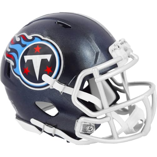 Tennessee Titans Current Riddell Speed Mini Football Helmet - New in Riddell Box