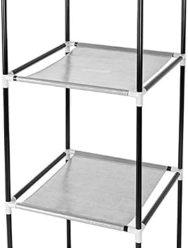 Home 69" High-Leg Non-Woven Fabric Assembled Cloth Wardrobe Beige 3-7 Days Delivery