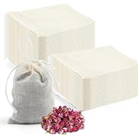 Arvoni 50 Piezas Bolsas de Tela Pequeñas, Bolsas de Algodón con