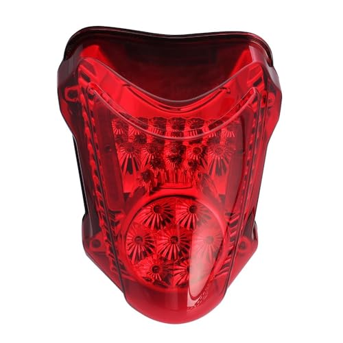 Luz trasera con indicador de dirección para moto Hayabusa 08-20 en plástico ABS resistente